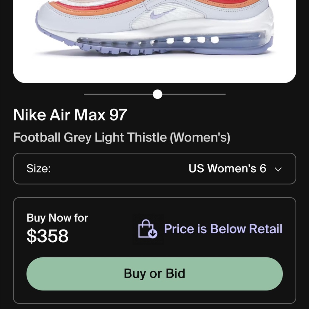 Nike Air Max 97 slightly used